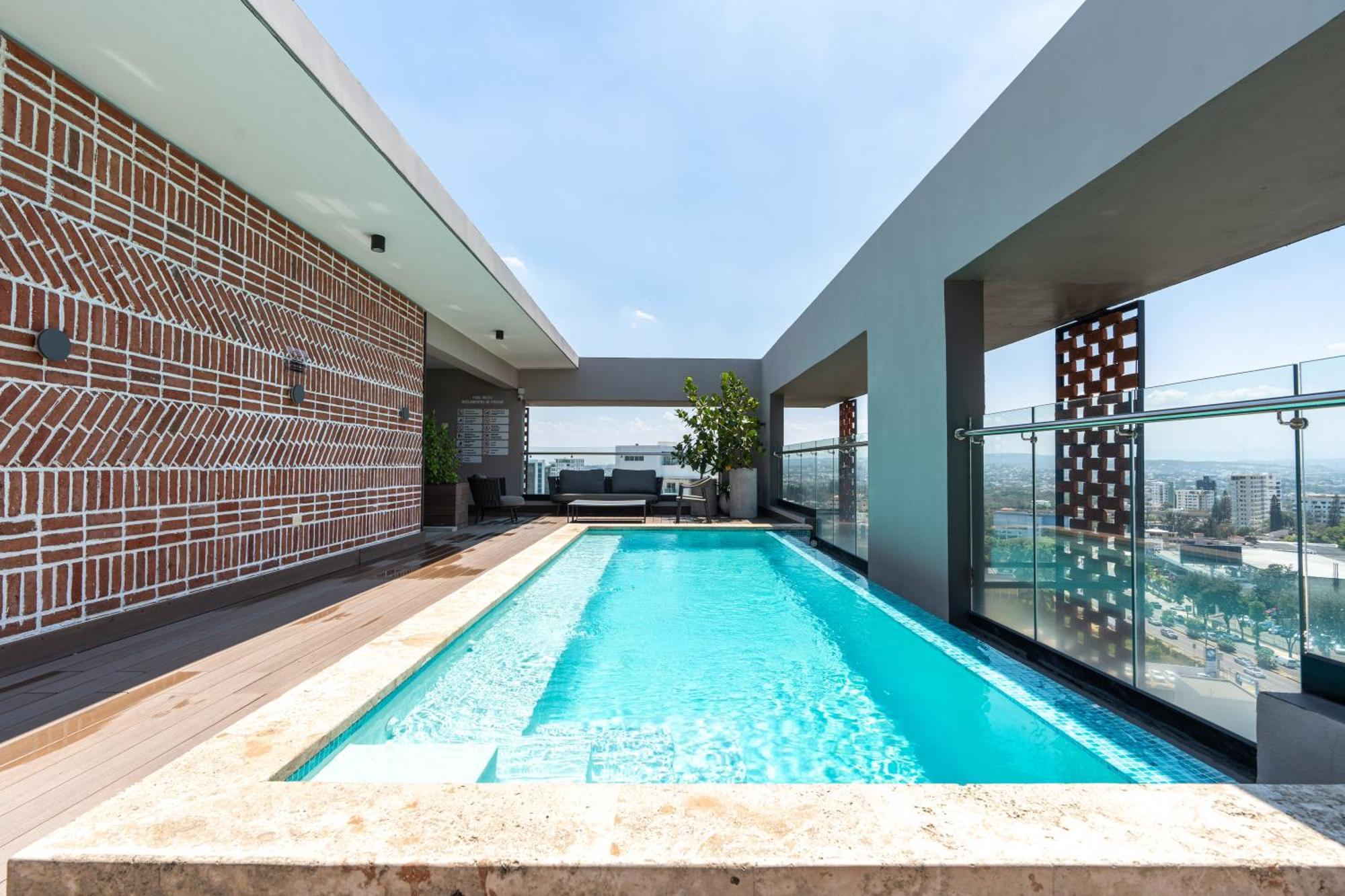 Modern Luxury Condo With Rooftop Pool & Gym Santiago De Los Caballeros Exterior foto